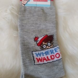 Men's adult "where's Waldo socks